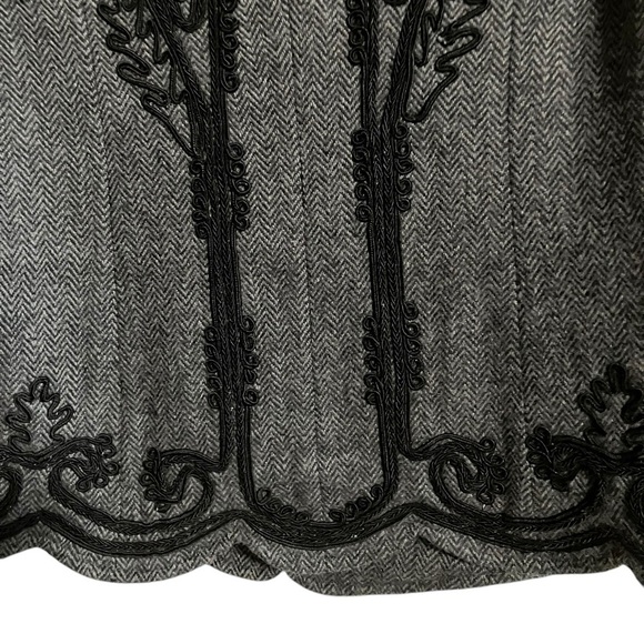 Soft Surroundings Embroidered Wool Blend Equestrian Western Blazer Women Small - Picture 8 of 11